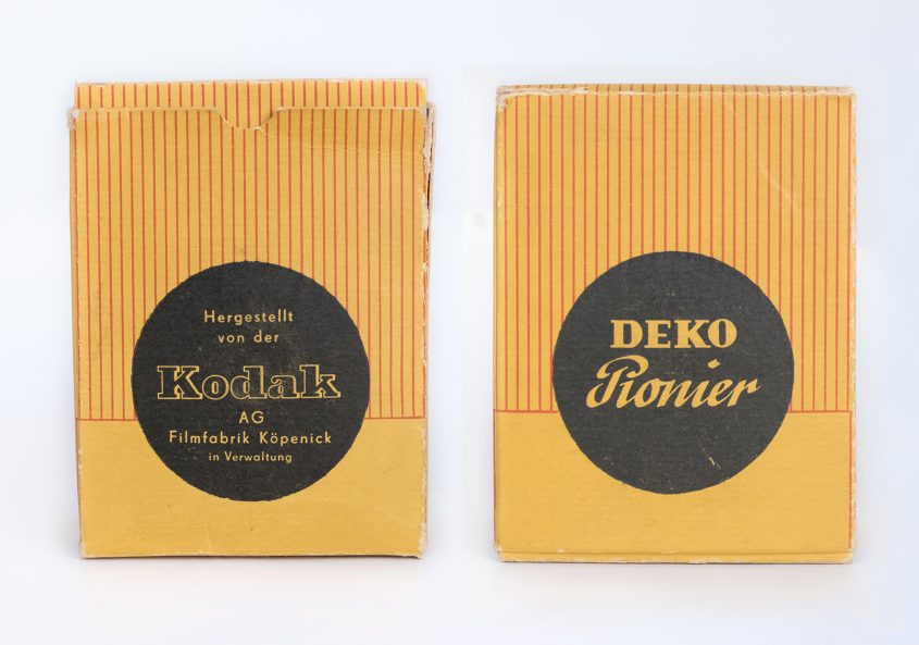 The Deko Pionier Box, front and back view
